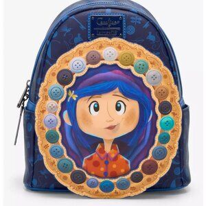 Loungefly  - Coraline Portal Button Frame Mini Backpack - NEW